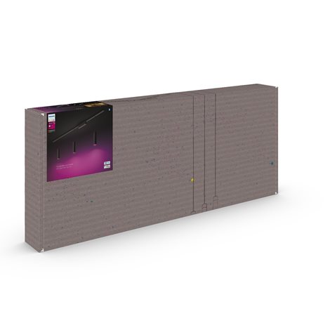 Hue Perifo lištové svítidlo se 3 závěsy, LED WACA 15,6W 1530lm 2000-6500K RGB, černá 5