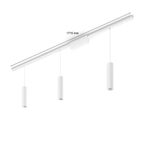 Hue Perifo lištové svítidlo se 3 závěsy, LED WACA 15,6W 1530lm 2000-6500K RGB, bílá 4