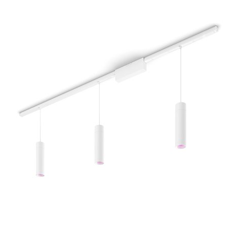 Hue Perifo lištové svítidlo se 3 závěsy, LED WACA 15,6W 1530lm 2000-6500K RGB, bílá 5