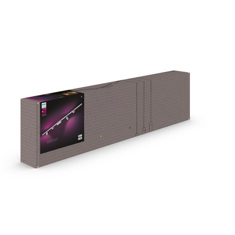 Hue Perifo lištové svítidlo se 4 spoty, LED WACA 20,8W 2040lm 2000-6500K RGB, bílá 4