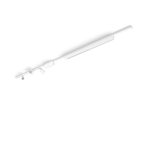 Hue Perifo lištové svítidlo 3 spoty+panel, LED WACA 44,6W 3580lm 2000-6500K RGB, bílá 1