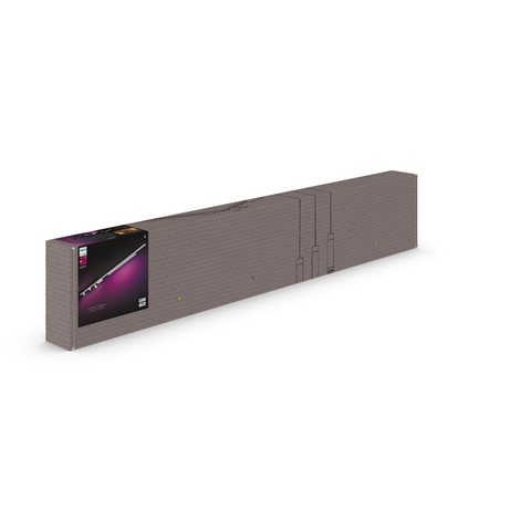 Hue Perifo lištové svítidlo 3 spoty+panel, LED WACA 44,6W 3580lm 2000-6500K RGB, bílá 6