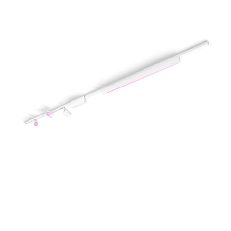Hue Perifo lištové svítidlo 3 spoty+panel, LED WACA 44,6W 3580lm 2000-6500K RGB, bílá 7