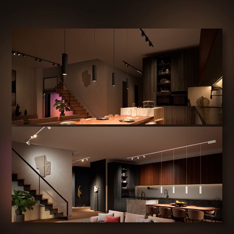 Hue Perifo lištové nástěnné svítidlo se 3 spoty, LED WACA 15,6W 1530lm 2000-6500K RGB, černá 8