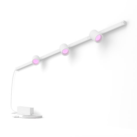 Hue Perifo lištové nástěnné svítidlo se 3 spoty, LED WACA 15,6W 1530lm 2000-6500K RGB, černá 5