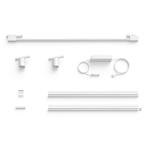 Hue Perifo lištové nástěnné svít. 2 spoty+Gradient Tube, LED WACA 39,9W 3620lm 2000-6500K RGB bílá 2