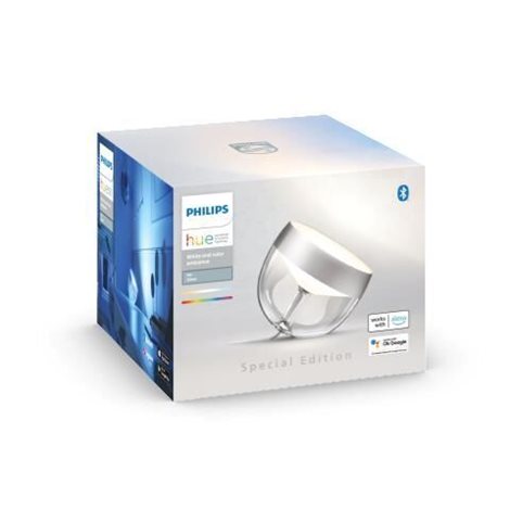 Hue WACA Iris stolní LED lampa 1x8,1W 570lm 2000-6500K RGB IP20, stříbrná 2