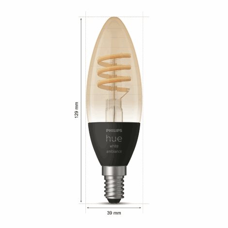 Hue WA Filament žárovka LED E14 B39 4,6W 350lm 2200-4500K IP20 2