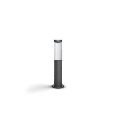 Utrecht venkovní sloupkové svítidlo 1xE27 20W bez zdroje 45cm IP44, antracitové 1