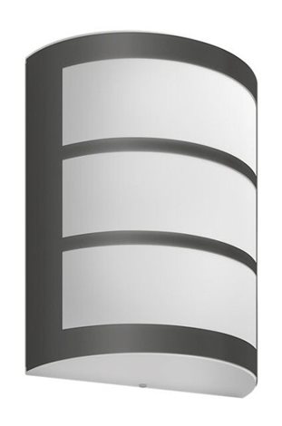 Python venkovní nástěnné LED svítidlo 1x6W 450lm 2700K IP44, antracitové 1