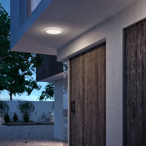 Superslim CL550 venkovní přisazené LED svítidlo 15W 1500lm 4000K krokové stmívání IP54 25cm, bílé 3