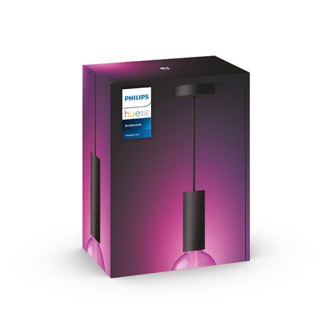 Černý závěsný kabel pro žárovky Philips Hue E27, IP20 5