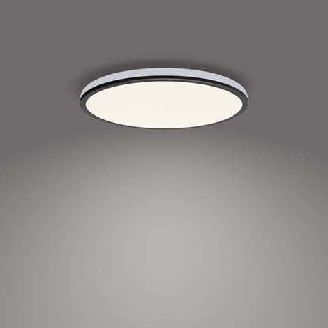 Ozziet CL570 přisazené LED svítidlo 1x18W 2000lm 4000K krokové stmívání IP20 30cm, černé 4