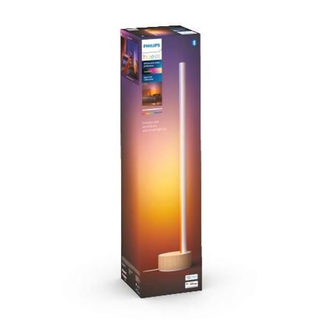 HUE WACA Gradient Signe stolní LED lampa 11,8W 1040lm 2000-6500K RGB IP20, dub 8