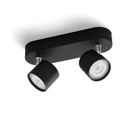 Star bodové LED svítidlo 2x4,5W 1000lm 2700K IP20 stmívatelné, černé