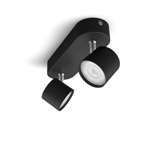 Star bodové LED svítidlo 2x4,5W 1000lm 2700K IP20 stmívatelné, černé 2