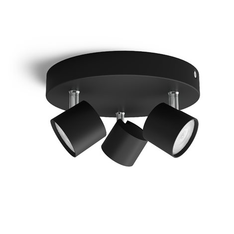 Star bodové LED svítidlo 3x 4,5W 1500lm 2700K IP20 stmívatelné, černé 2