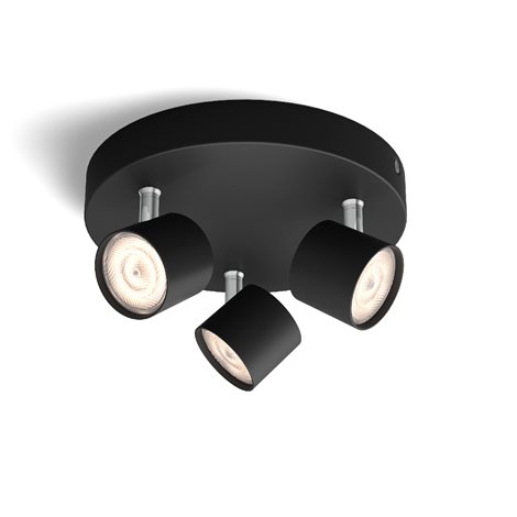 Star bodové LED svítidlo 3x 4,5W 1500lm 2700K IP20 stmívatelné, černé 4