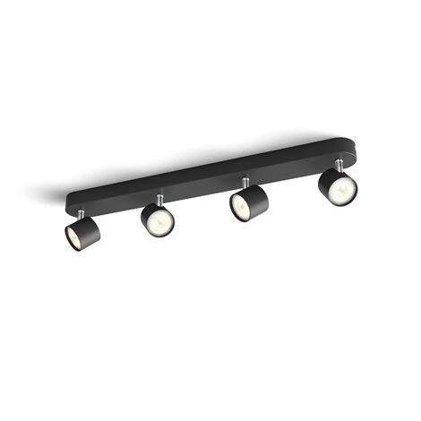 Star bodové LED svítidlo 4x4,5W 2000lm 2700K IP20 stmívatelné, černé 4