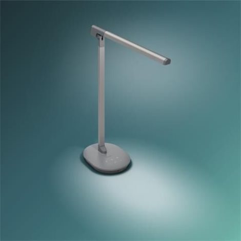 Sword stolní LED lampa 1x14W 450lm 2700/4000/6500K IP20 USB, krokové stmívání, šedá 8
