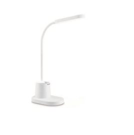 Bucket stolní LED lampa 1x7,5W 200lm 3000/4000/5700K IP20 USB krokové stmívání, bílá