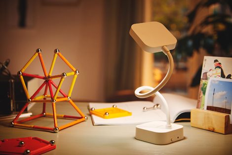 Rock stolní LED lampa 1x5W 90lm 5000K IP20 USB, stmívatelná, bílá 7