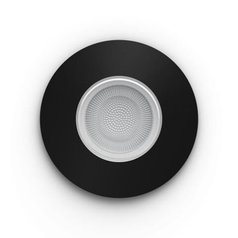 HUE WACA Xamento podhledové LED svítidlo 1x GU10 5.7W 350lm 2000-6500K RGB IP44, černé 4