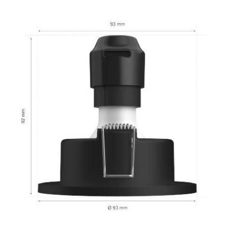 HUE WACA Xamento podhledové LED svítidlo 3xGU10 5.7W 350lm 2000-6500K RGB IP44, černé 6