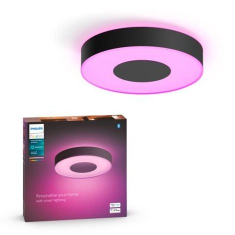 Hue WACA Xamento M stropní LED svítidlo 33,5W 2350lm 2000-6500K RGB IP44 38cm, černé 5