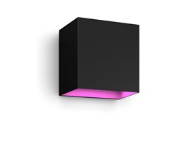 HUE WACA Resonate venkovní nástěnné LED svítidlo 8W 590lm 2000-6500K RGB IP44, černé