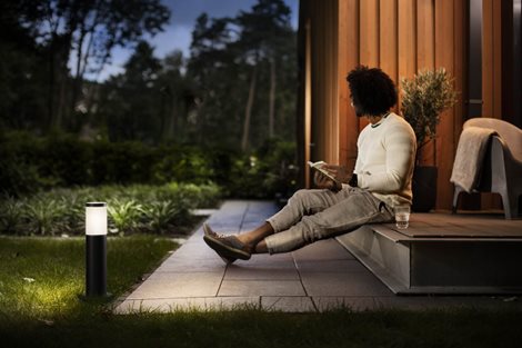 Utrecht venkovní sloupkové Low Voltage LED svítidlo 1x6W 600lm 2700K 12V IP44 ND, antracitové 10