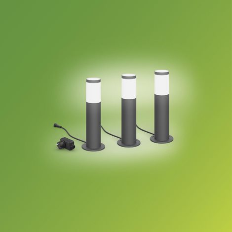 Utrecht venkovní sloupkové Low Voltage LED svítidlo 1x6W 660lm 4000K 12V IP44 ND, antracitové 8