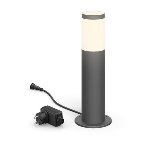 Venkovní sloupkové Low Voltage LED svítidlo 1x6W 600lm 2700K IP44 nestmívatelné, antracitové 5