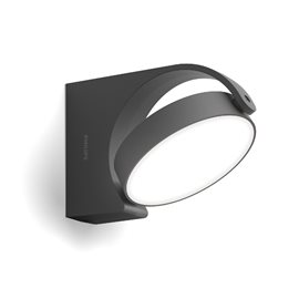 Mimosa venkovní nástěnné LED svítidlo 1x7W 680lm 4000K IP44 nestmívatelné, antracitové