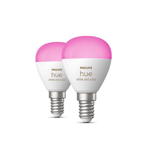 HUE SET 2x WACA LED Luster žárovka E14 5,1W 470lm K IP20, stmívatelné 6