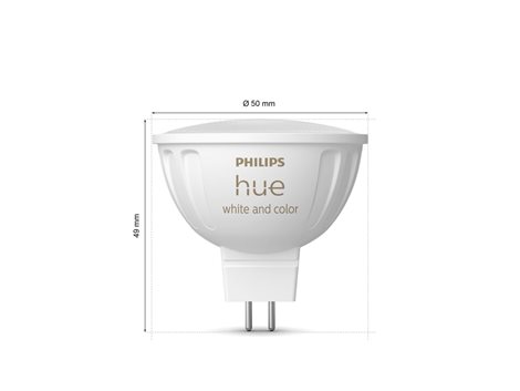 Hue WACA LED žárovka GU5,3 MR16 6,3W 12V 400lm 2200K-6500K RGB IP20 3