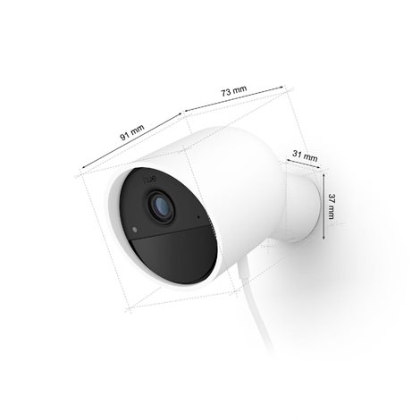 Hue Secure bezpečnostní kamera do sítě IP65, bílá 3