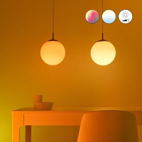 WiZ SET 1x LED žárovka E27 A60 8W (60W) 806lm 2200-6500K RGB IP20, stmívatelná + ovladač 7