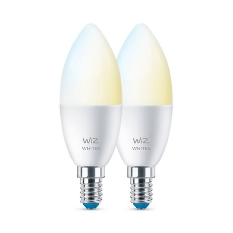 WiZ SET 2x LED žárovka E14 C37 Candle 4,9W (40W) 470lm 2700-6500K IP20, stmívatelná 3