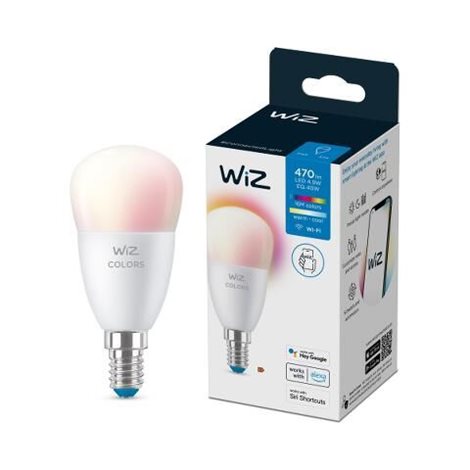 WiZ LED žárovka E14 P45 4,9W (40W) 470lm 2200-6500K RGB IP20, stmívatelná 1