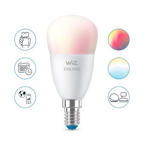 WiZ LED žárovka E14 P45 4,9W (40W) 470lm 2200-6500K RGB IP20, stmívatelná 3