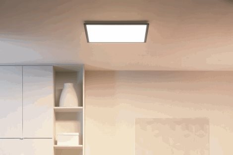 WiZ přisazený LED 36W 3400lm 2700-6500K IP20 60x60cm, černý 4