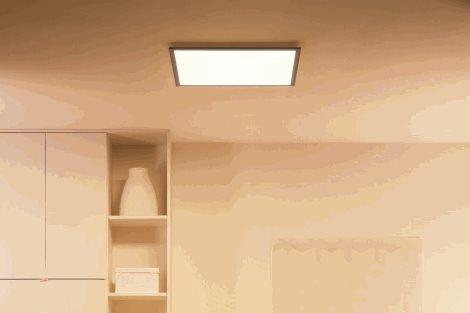 WiZ přisazený LED 36W 3400lm 2700-6500K IP20 60x60cm, černý 5