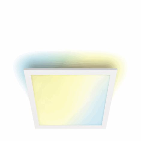WiZ přisazený LED panel 12W 1000lm 2700-6500K IP20 30x30cm, bílý 1