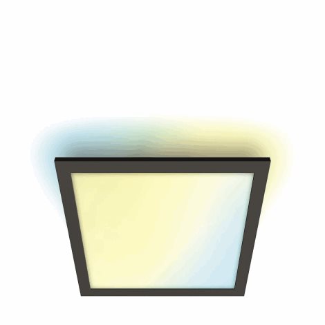 WiZ přisazený LED panel 12W 1000lm 2700-6500K IP20 30x30cm, černý 1