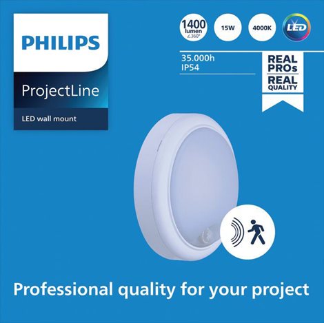 LED (interiérové) nástěnné svítidlo Projectline rnd 1400 4000K Sen 3
