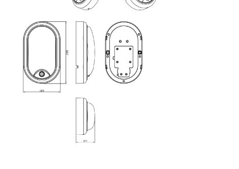 LED (interiérové) nástěnné svítidlo Projectline ovl 1400 4000K Sen 2