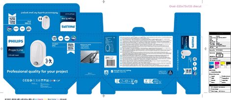 LED (interiérové) nástěnné svítidlo Projectline ovl 1400 4000K Sen 3