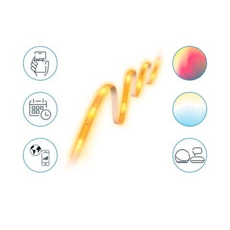 WiZ 1x LED pásek 4m 13W 840lm 2700-5000K RGBW IP20, stmívatelný 3