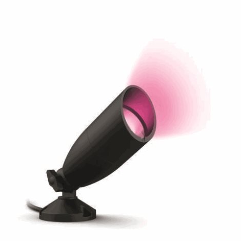 WiZ venkovní zemní spotové Low Voltage LED svítidlo 1x 5W 270lm 2700-5000K RGB IP44, černé 5